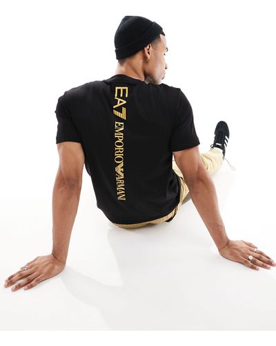 EA7 Armani – – t-shirt - Schwarz