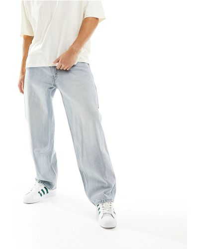 Levi's – silvertab – weite jeans mit carpenter-schnitt - Weiß