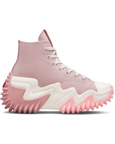 Converse Run Star Motion Hi Trance Form Sneakers - Pink