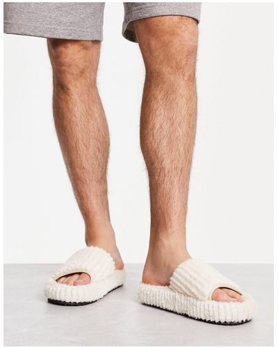 ASOS Chaussons chunky - crème - Blanc