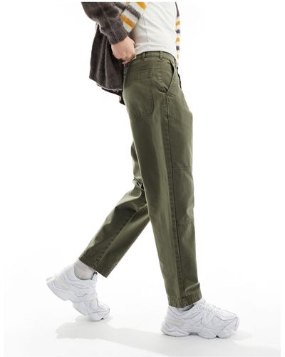 Barbour Straight Leg Trousers - Green