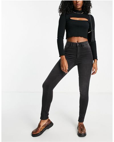 ONLY Royal High Waisted Skinny Jeans - Black