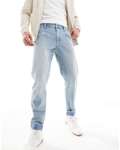 ASOS – klassische jeans ohne stretchanteil - Blau