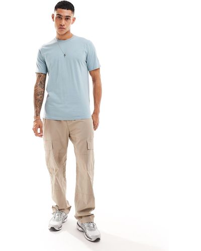 Hollister T-shirt girocollo - Blu