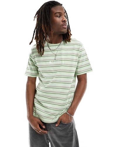 Columbia Somer Slope Ii Striped T-shirt - Green