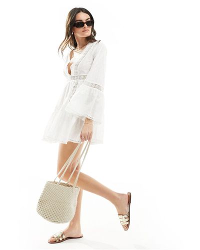 Miss Selfridge Robe courte - Blanc