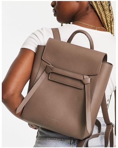 French Connection Minimal Backpack - Brown
