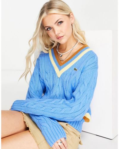 Lacoste Cricket Sweater - Blue