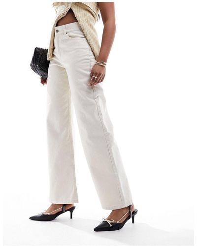 & Other Stories Cotton Wide Leg Trousers - White