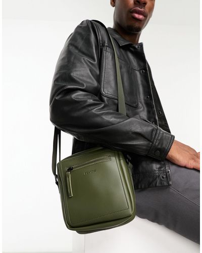 Fenton Bolso bandolera con diseño minimalista - Verde