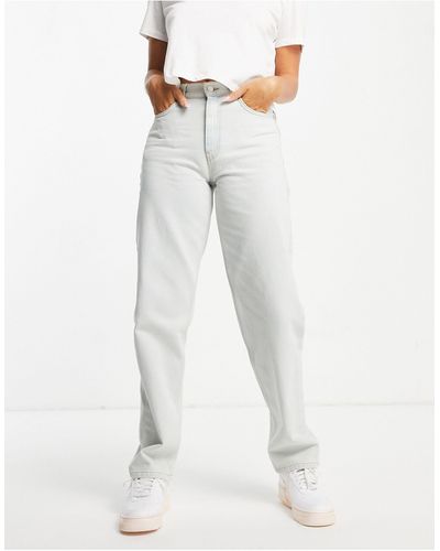 ALIGNE – dad-jeans aus baumwolle - Weiß