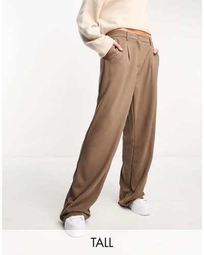 Vero Moda Pantalon large - marron - Neutre