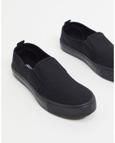 ASOS Dotty Slip On Sneakers - Black