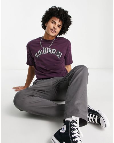 Volcom Hi School T-shirt - Purple