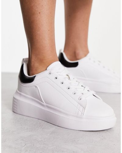 Truffle Collection Sneakers Met Dikke Zool - Wit