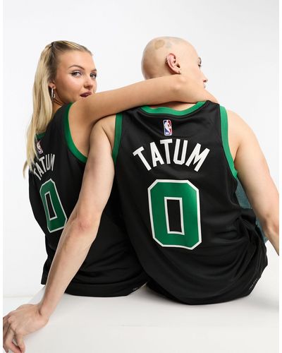 Nike Basketball Nba Boston Celtics Dri-fit Jayson Tatum Jersey Vest - Black