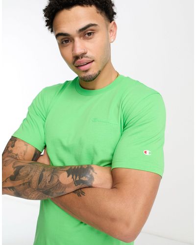 Champion Camiseta con logo pequeño legacy - Verde