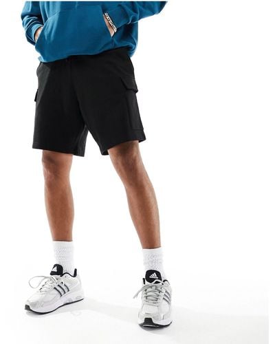New Look Cargo Jersey Shorts - Blue