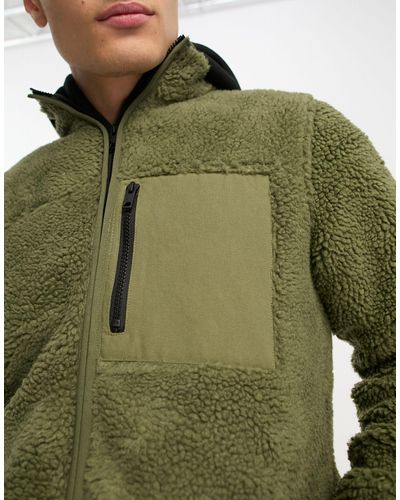 Fat Moose Fleece Jacket - Green