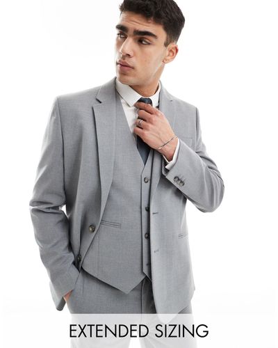 ASOS Slim Suit Jacket - Grey