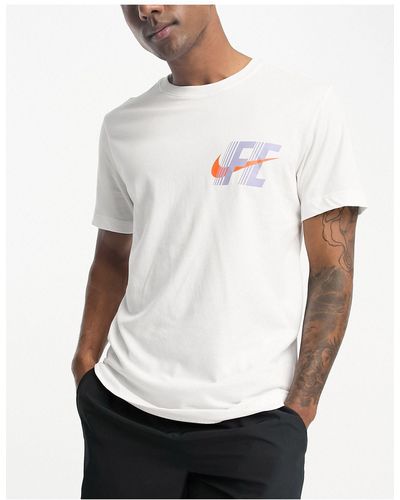 Nike Football Fc whitespace - t-shirt bianca - Bianco