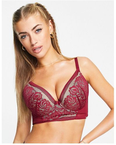 Gossard Sujetador alargado acolchado encore bordeaux - Morado