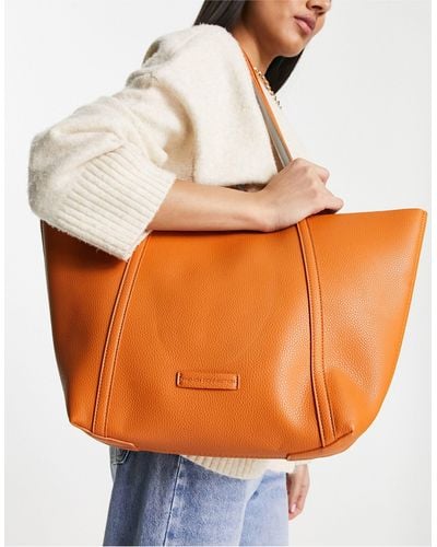 French Connection Reversible Tote Bag - Orange