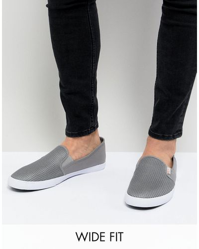 Original Penguin Wide Fit Mesh Sneakers - Gray
