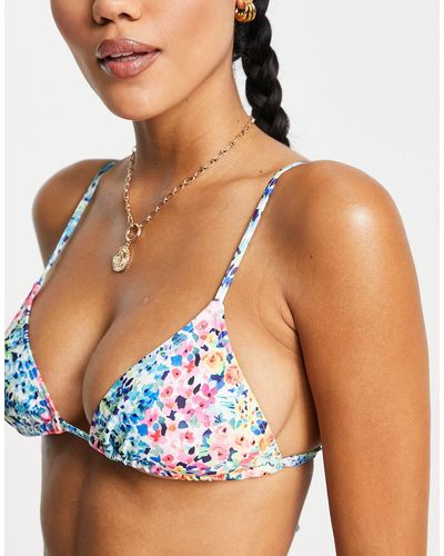 Kulani Kinis – triangel-bikinioberteil mit blümchenmuster - Mehrfarbig