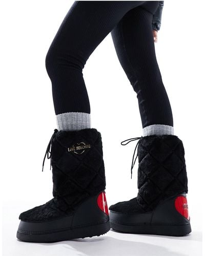 Love Moschino Tall Boots - Black