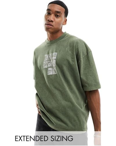 ASOS Oversized Premium T-shirt - Green