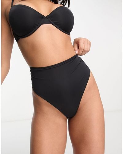 DORINA Evelyn High Leg Contour Shaping Thong - Black