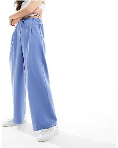 ASOS Tailored Pull On Trouser - Blue