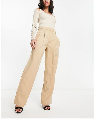 In The Style X terrie mcevoy - pantalon ample à pinces - camel - Neutre