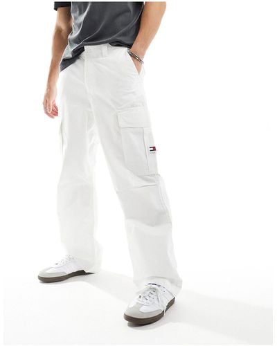 Tommy Hilfiger Aiden Cargo Trousers - White