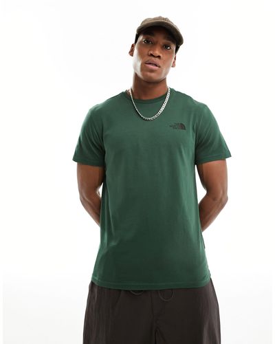 The North Face Camiseta verde pino simple dome