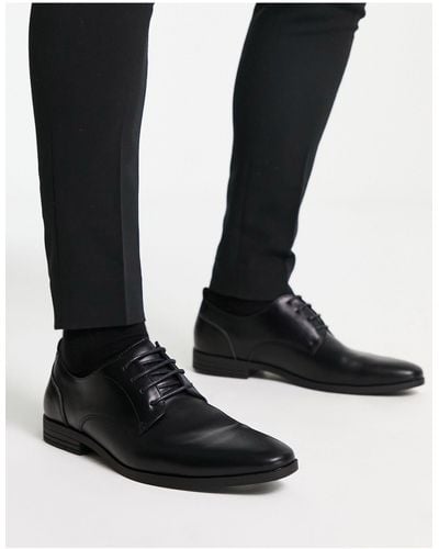 River Island Formal Pointed Derby Shoes - Black