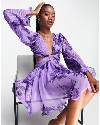 Chiffon cut hotsell out dress
