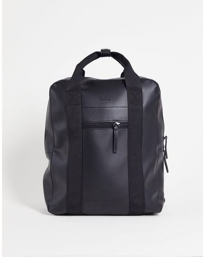 Fenton Grab Handle Backpack - Black