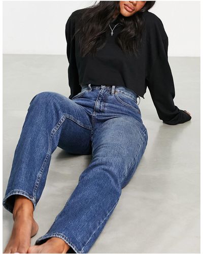 ASOS Slouchy Mom Jeans - Blue