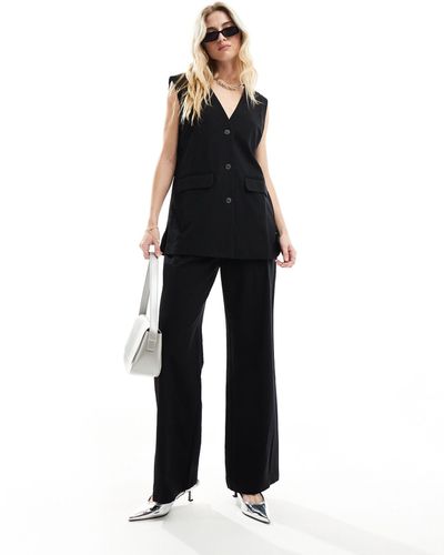 Pretty Lavish Tailored Trouser Suit Co-ord - Black