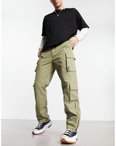 The Couture Club Co-ord Cargo Trousers - Green