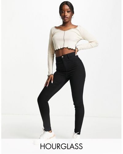 Hollister Hourglass - Skinny Jeans - Wit