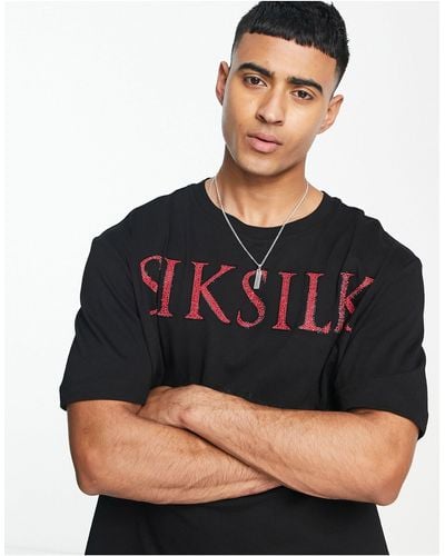 SIKSILK Oversized T-shirt - Black