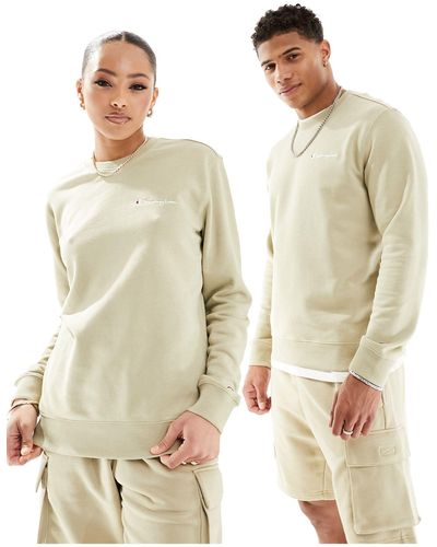 Champion Unisex Crew Neck Sweatshirt - Natural