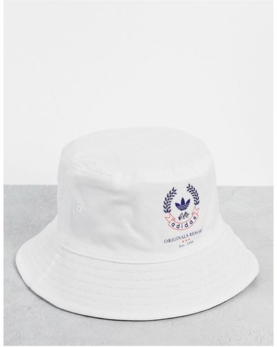 adidas Originals Resort Reversible Bucket Hat - White