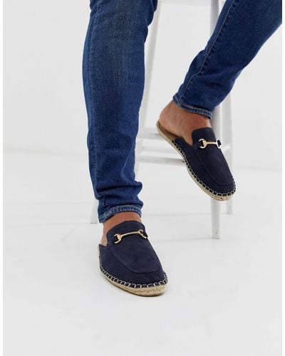 ASOS Alpargatas estilo mule - Azul