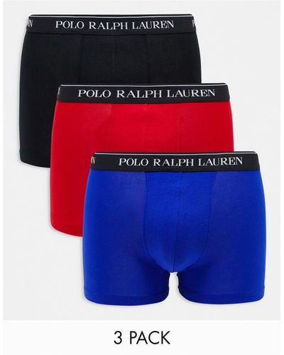 Polo Ralph Lauren – 3er-pack unterhosen - Blau