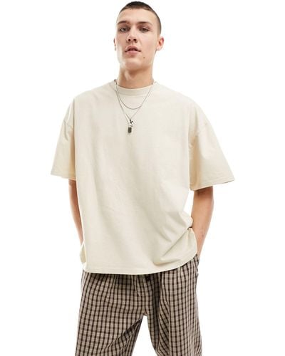 Collusion Studios Heavyweight Oversized T-shirt - Natural