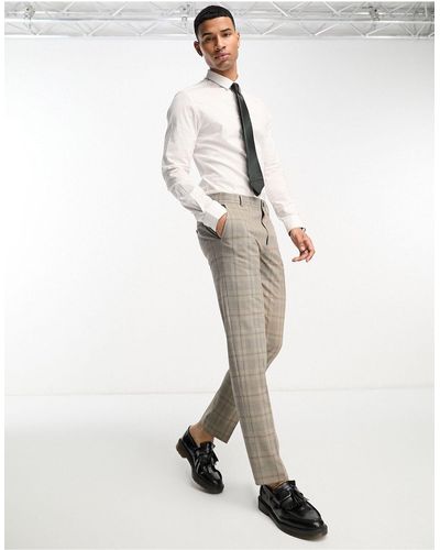 SELECTED Slim Fit Suit Trouser - Natural